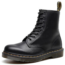 (42) Classic Soft Leather Martin Boots, High-top 1460 Nappa Boots, Round Toe, British Style, Short Boots For Men And Women
