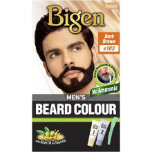 Bigen Mens Beard Colour B103 Dark Brown (Set Of 3)