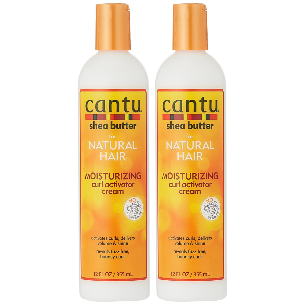 Cantu Natural Hair Curl Activator Cream 12Oz (Set Of 2)