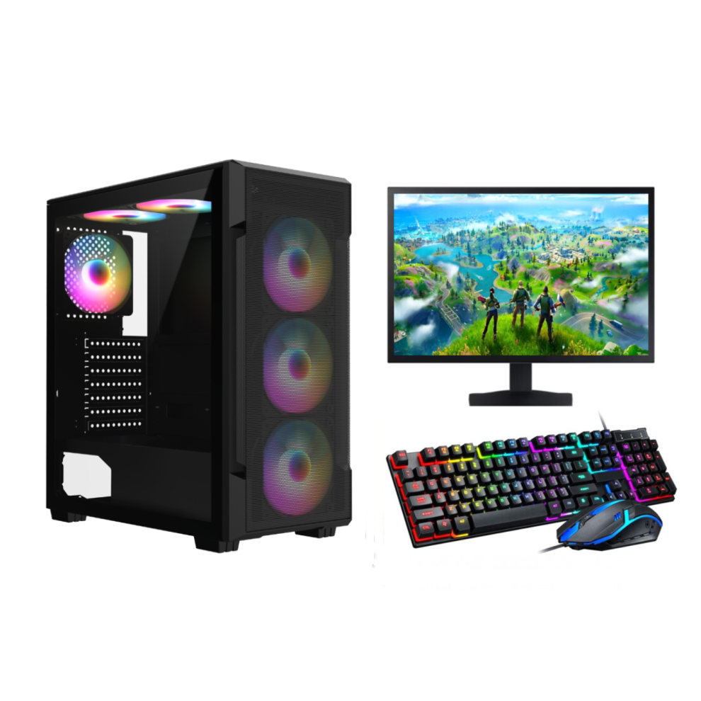Fcs Ultra Fast Gaming Pc Bundle Intel Core I7-4770 16Gb 1Tb Win 11 Rtx 3050