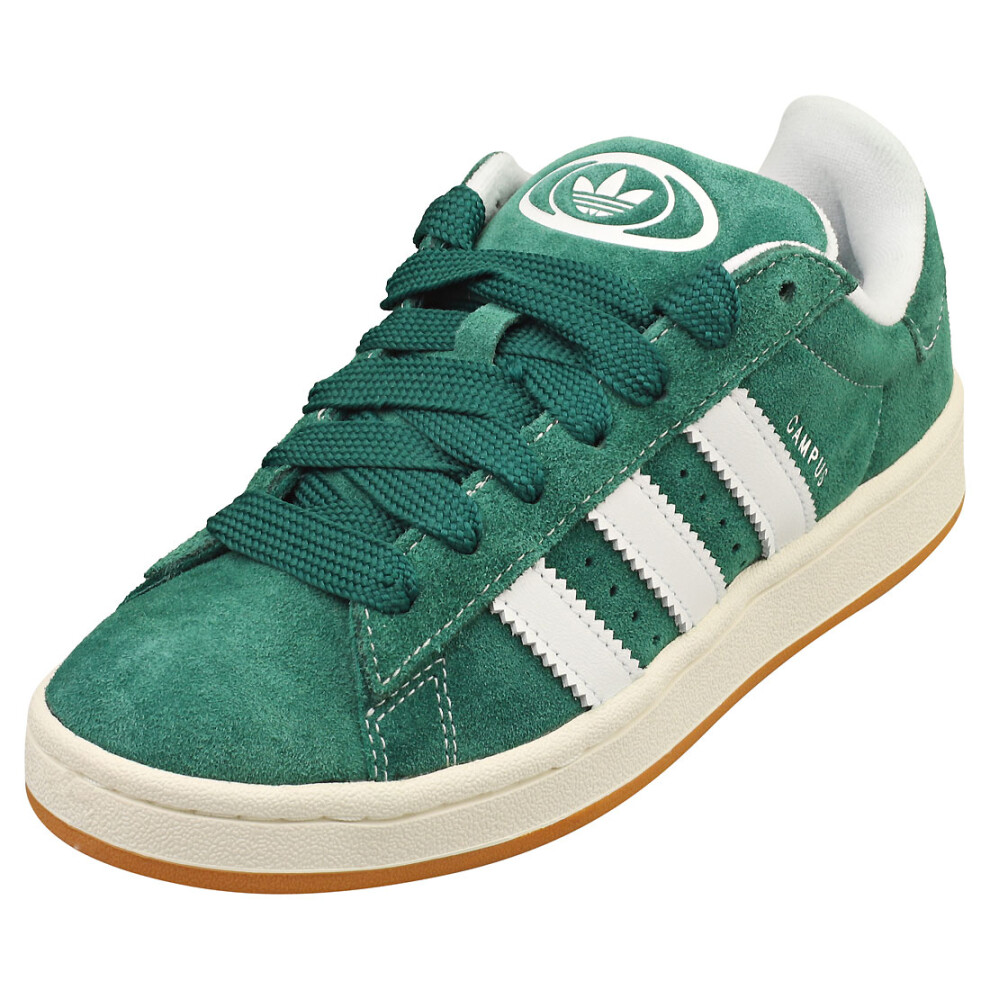 Adidas (4.5) Campus 00S Mens Fashion Trainers In Green White White,Green