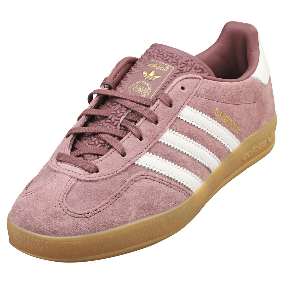 (4) adidas Gazelle Indoor Womens Fashion Trainers in Purple