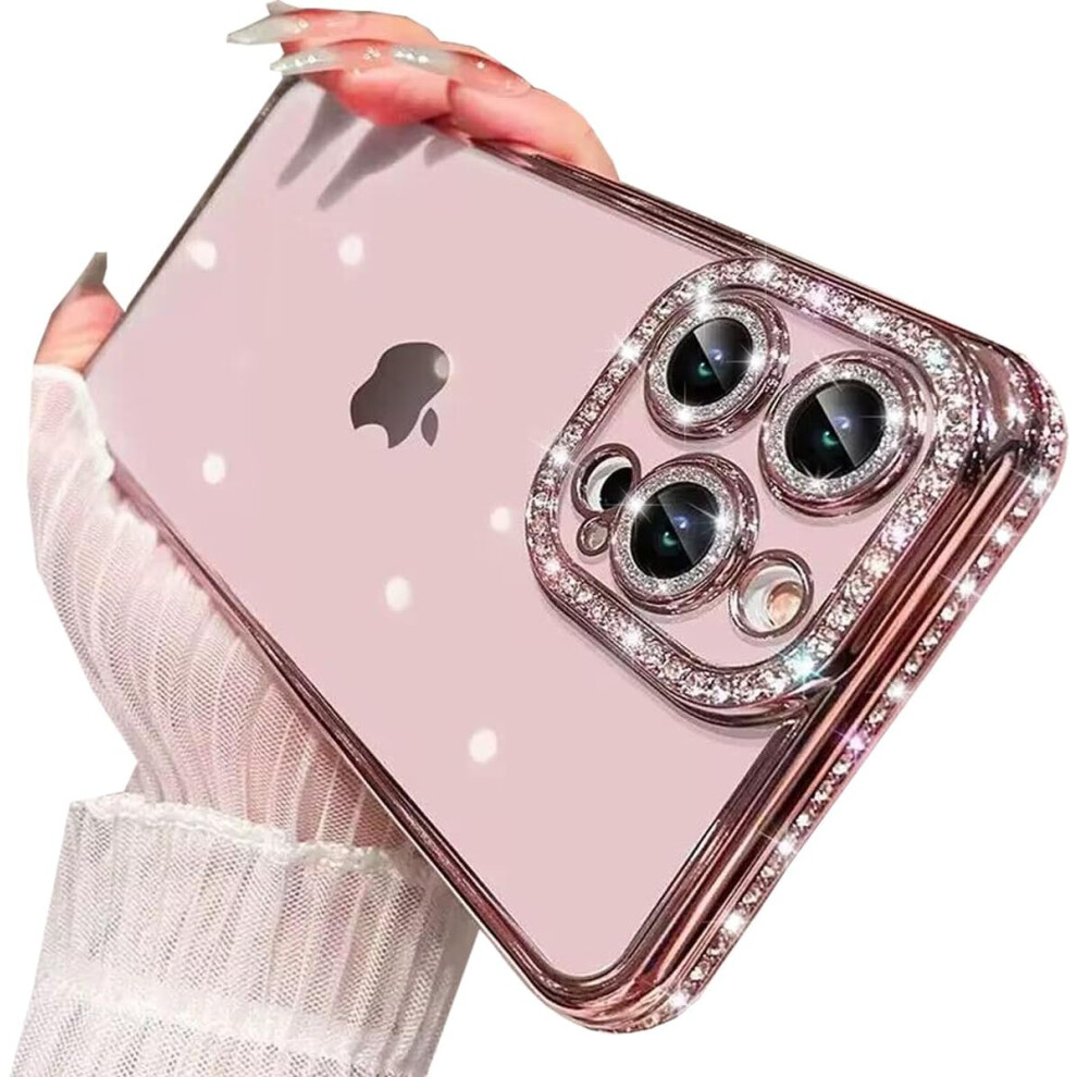 (Iphone X, Rose ) Case For Iphone X Diamond Glitter Phone Cover Gold 5059302151533