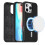 (iPhone 16 Pro Max, Black) For iPhone 16 Pro Plus Max Liquid Silicone MagSafe Shockproof Phone Case 2