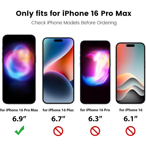 (iPhone 16 Pro Max, Black) For iPhone 16 Pro Plus Max Liquid Silicone MagSafe Shockproof Phone Case 2