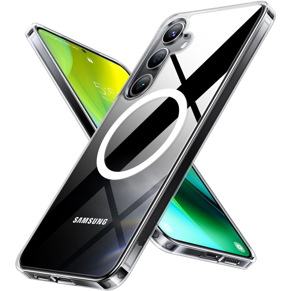 (Samsung Galaxy S24, Clear) For Samsung Galaxy S24 Plus Ultra Case With Magsafe Wireless Charging 5059302109053