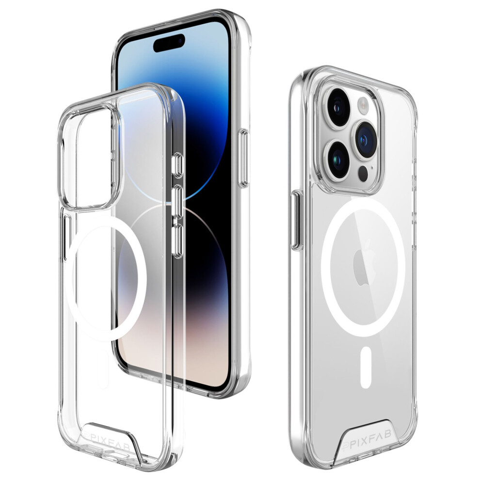 (Iphone 15 Pro, Clear) Case For Iphone 15 Pro Max Plus Clear Hard Back [Compatible With Magsafe] 5059302149271