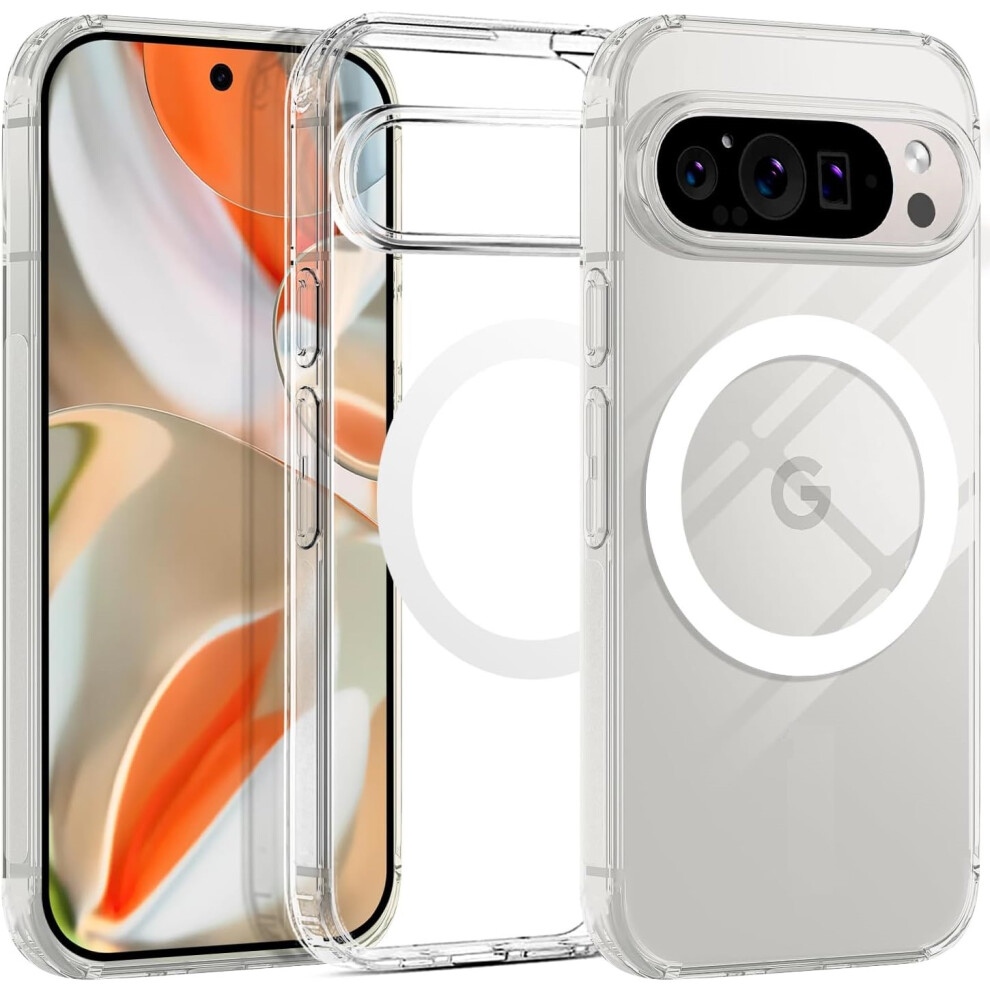 (Google Pixel 9 Pro Xl, Clear) For Google Pixel 9 Pro Xl Case With Magsafe Wireless Charging 5059302148939