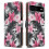 (Google Pixel 8A, Flower) For Google Pixel 8A Leather Book Flip Wallet Case 1