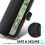 (Google Pixel 8A, Black) For Google Pixel 8A Leather Book Flip Wallet Case 7