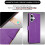For iPhone 16 Leather Book Flip Wallet Case 8