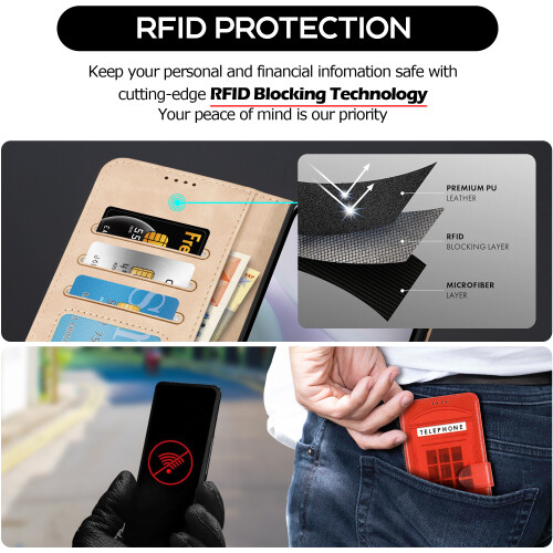 For iPhone 16 Leather Book Flip Wallet Case 1