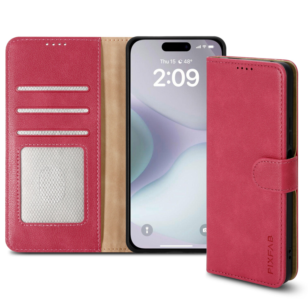 For Iphone 16 Plus Leather Book Flip Wallet Case 5059302148267
