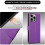 For iPhone 16 Pro Max Leather Book Flip Wallet Case 8