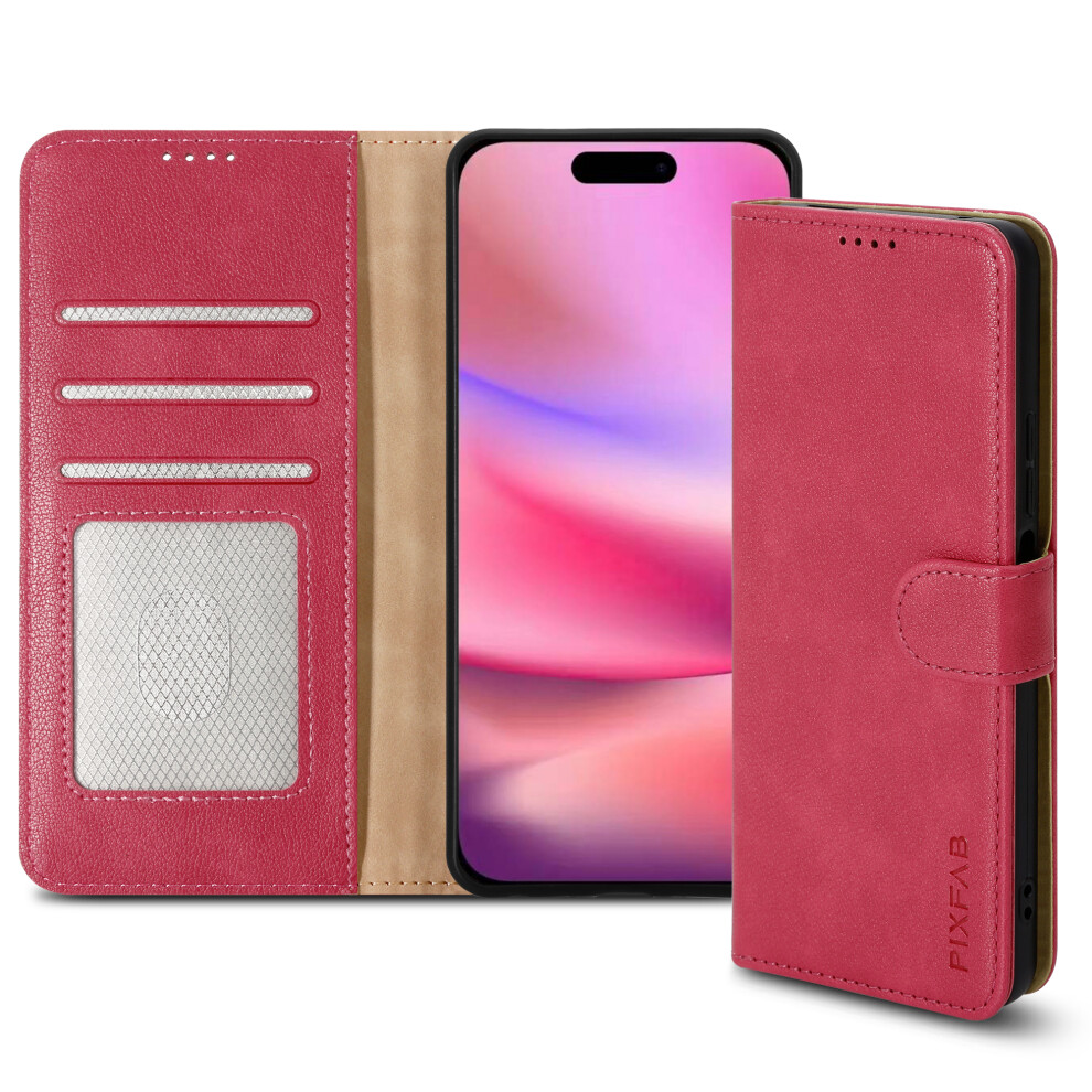 For Iphone 16 Pro Max Leather Book Flip Wallet Case 5059302148359