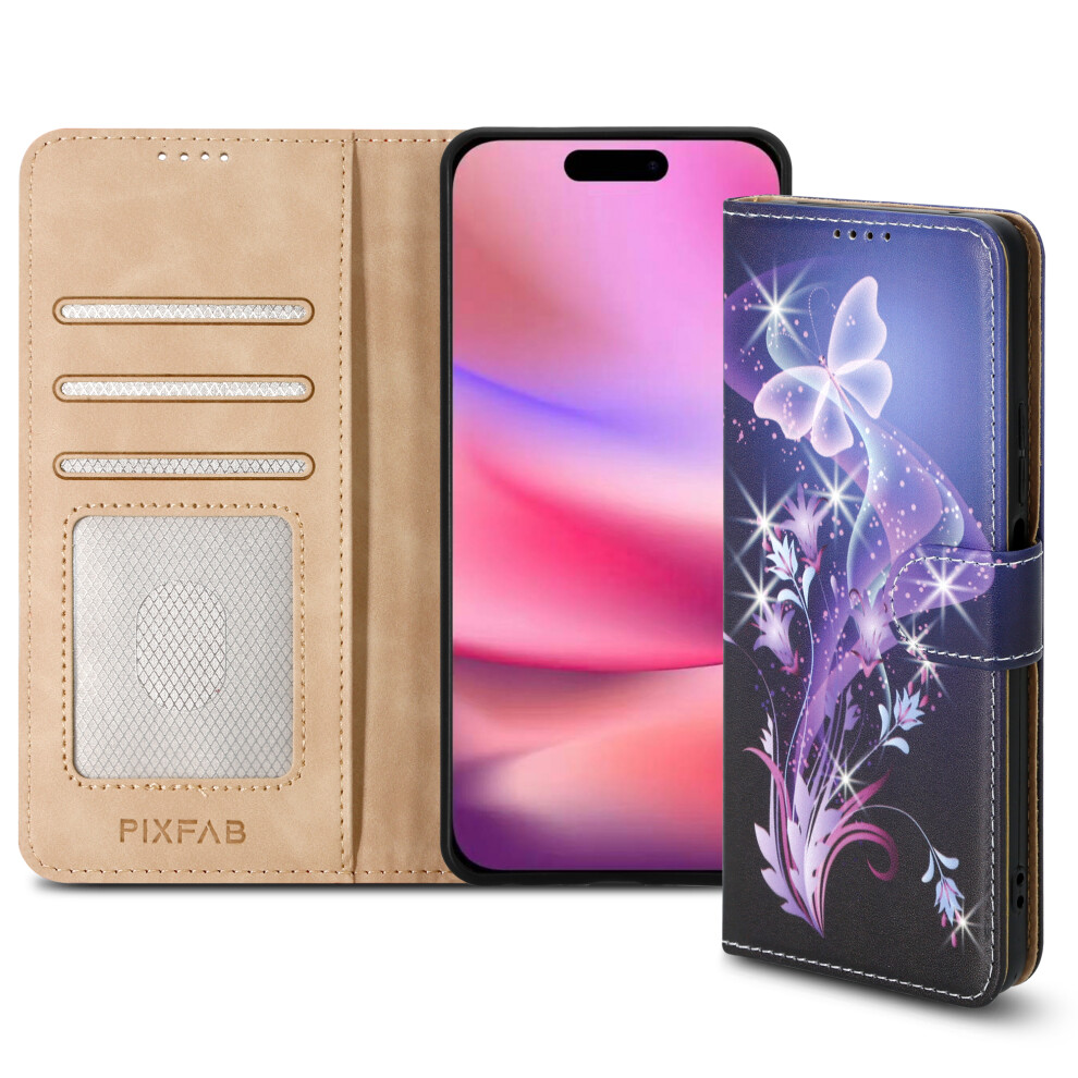 For Iphone 16 Pro Max Leather Book Flip Wallet Case 5059302148397
