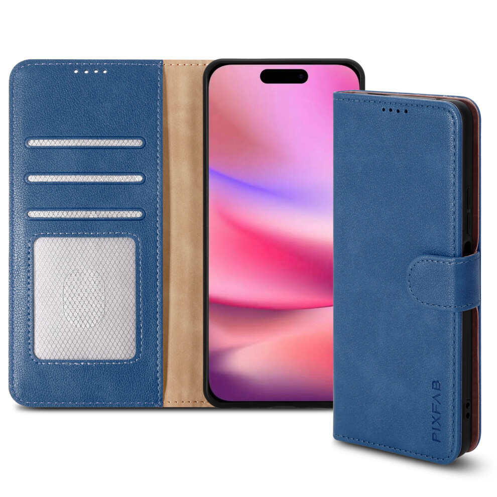 For Iphone 16 Pro Max Leather Book Flip Wallet Case 5059302148373