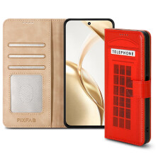 (Honor 200, Telephone) For Honor 200 Lite Pro Leather Book Flip Wallet Case