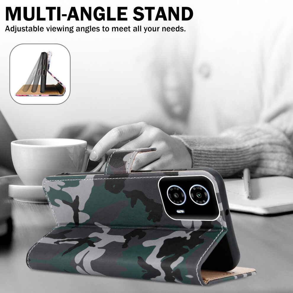motorola-g34--camouflage--for-motorola-moto-g34-leather-book-flip-wallet-case