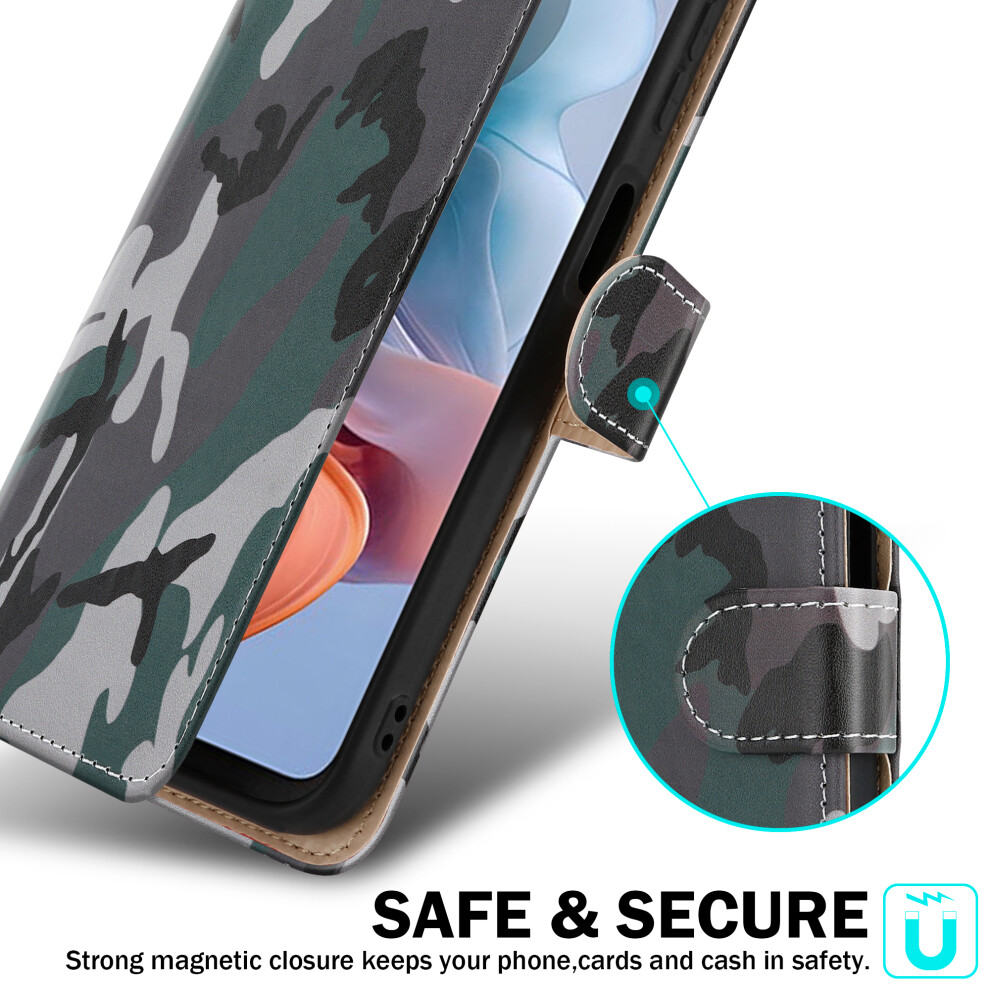 motorola-g34--camouflage--for-motorola-moto-g34-leather-book-flip-wallet-case