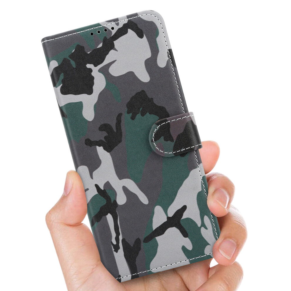 motorola-g34--camouflage--for-motorola-moto-g34-leather-book-flip-wallet-case