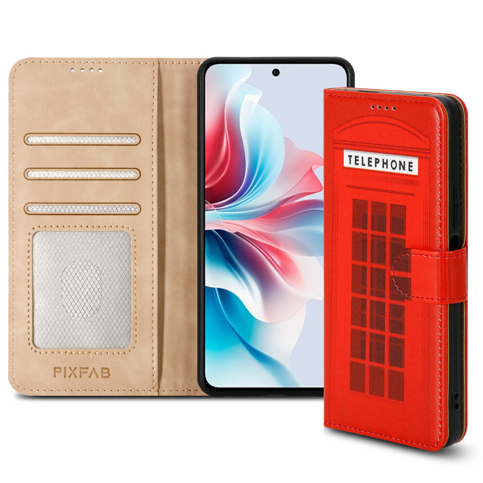 (Oppo Reno11 F 5G, Telephone) For Oppo Reno 11F (5G) Leather Book Flip Wallet Case 5059302145082