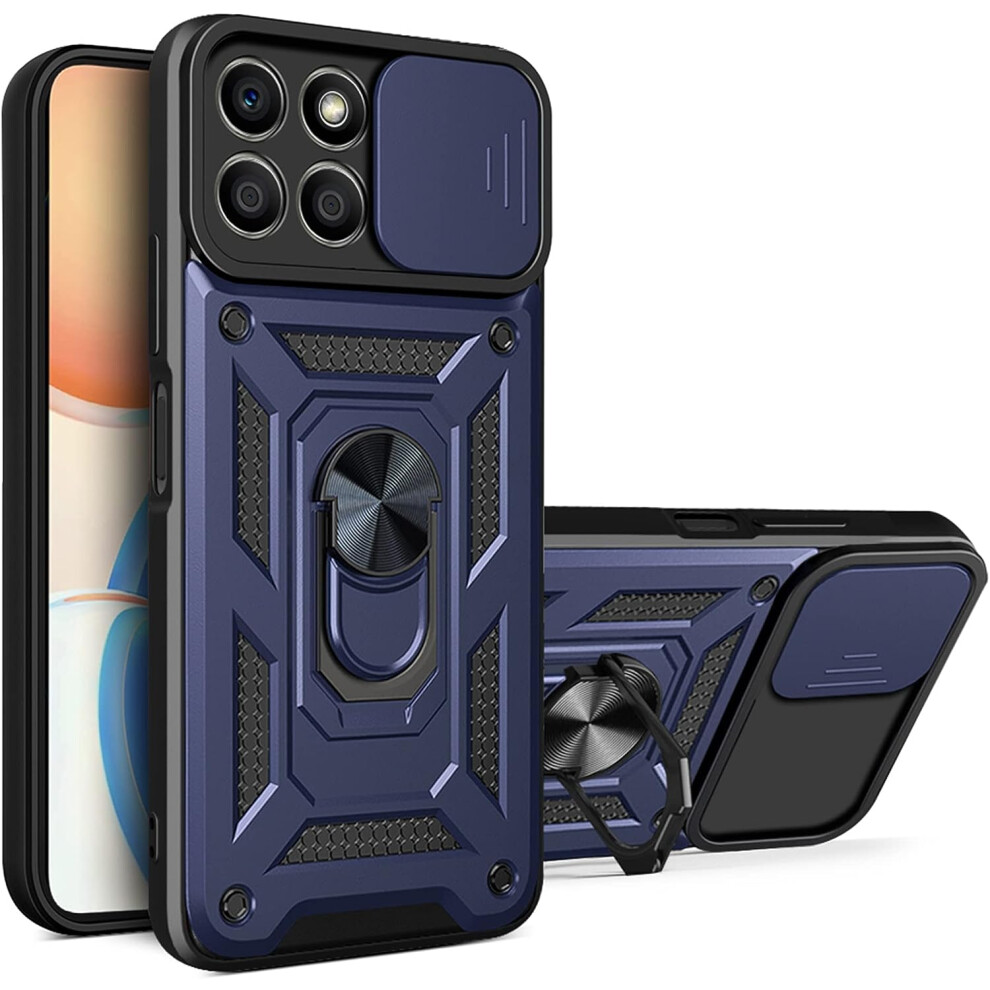 (Honor X6B, Blue) For Honor X6B Shockproof Case with Camera Lens Protection