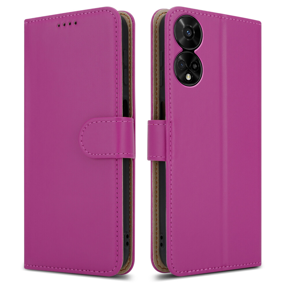 (Tcl 50 (5G), ) For Tcl 50 (5G) Leather Book Flip Wallet Case Pink 5059302111476