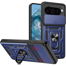 (Google Pixel 9 / Gogle Pixel 9 Pro, Blue) For Google Pixel 9 Shockproof Case with Camera Lens Protection