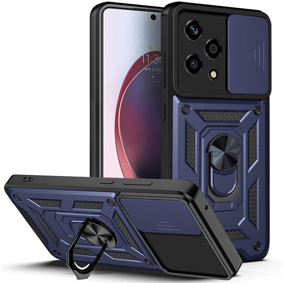 (Honor 200 Lite, ) For Honor 200 Shockproof Case With Camera Lens Protection Blue 5059302144429