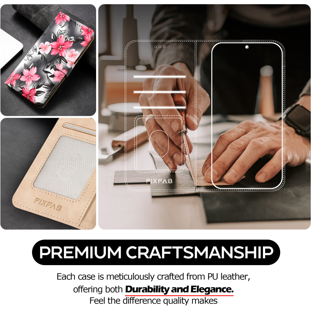 samsung-galaxy-s24-fe--flower--for-samsung-galaxy-s24fe-leather-book-flip-wallet-case