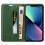 (iPhone 13 Mini, Green) For iPhone 13 Mini Pro Plus Max  Leather Book Flip Wallet Case 4