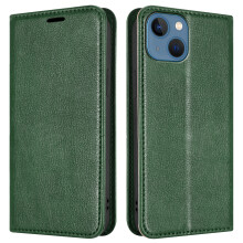 (iPhone 13 Mini, Green) For iPhone 13 Mini Pro Plus Max  Leather Book Flip Wallet Case