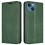 (iPhone 13 Mini, Green) For iPhone 13 Mini Pro Plus Max  Leather Book Flip Wallet Case 1