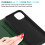 (iPhone 13 Mini, Green) For iPhone 13 Mini Pro Plus Max  Leather Book Flip Wallet Case 2