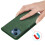 (iPhone 13 Mini, Green) For iPhone 13 Mini Pro Plus Max  Leather Book Flip Wallet Case 3