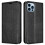 (iPhone 13 Pro, Black) For iPhone 13 Mini Pro Plus Max  Leather Book Flip Wallet Case 1