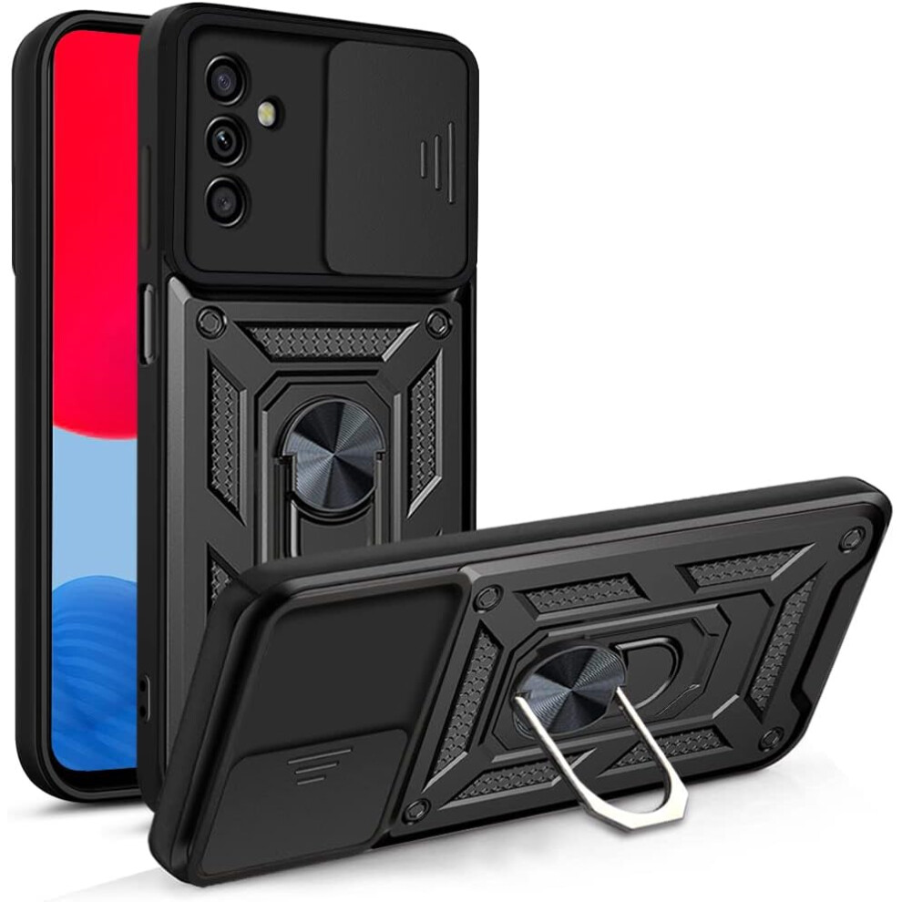 (Samsung Galaxy S23 Fe, ) For Samsung Galaxy S23 Fe Shockproof Case With Camera Lens Protection Black 5059302100050