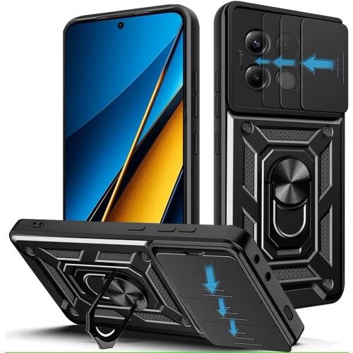 For Xiaomi Poco X6 Pro Shockproof Case with Camera Lens Protection