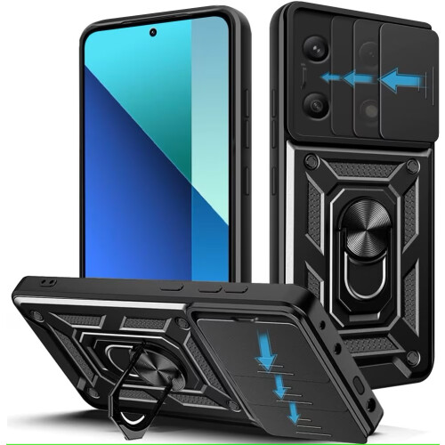 For Xiaomi Redmi Note 13 (5G) Shockproof Case with Camera Lens Protection