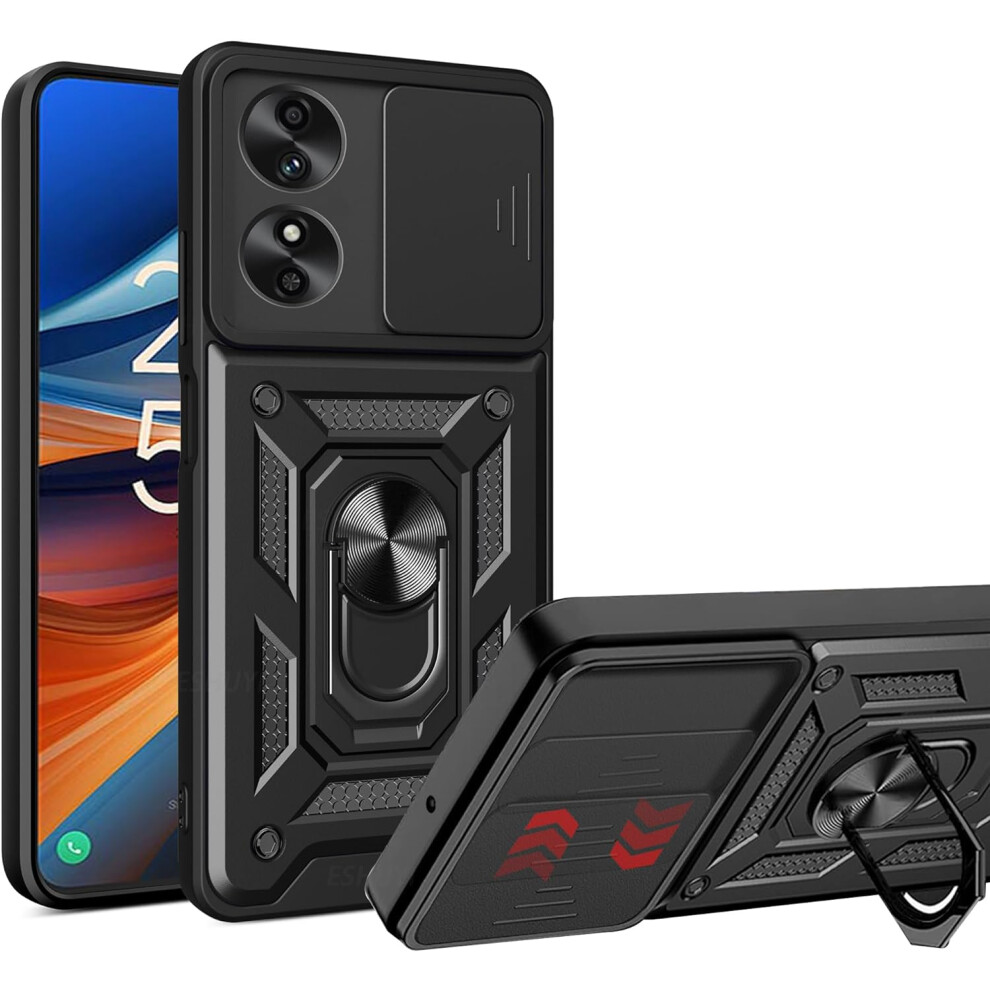 (Tcl 50 Se, ) For Tcl 50 Se Shockproof Case With Camera Lens Protection Black 5059302114309