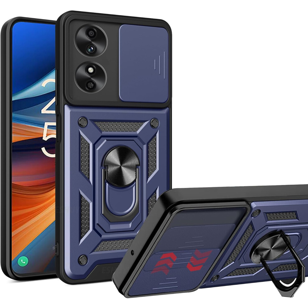 (Tcl 50 Se, ) For Tcl 50 Se Shockproof Case With Camera Lens Protection Blue 5059302114316