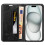 (iPhone 15, Black) For iPhone 15 Pro Plus Max  Leather Book Flip Wallet Case 4