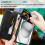 (iPhone 15, Black) For iPhone 15 Pro Plus Max  Leather Book Flip Wallet Case 5