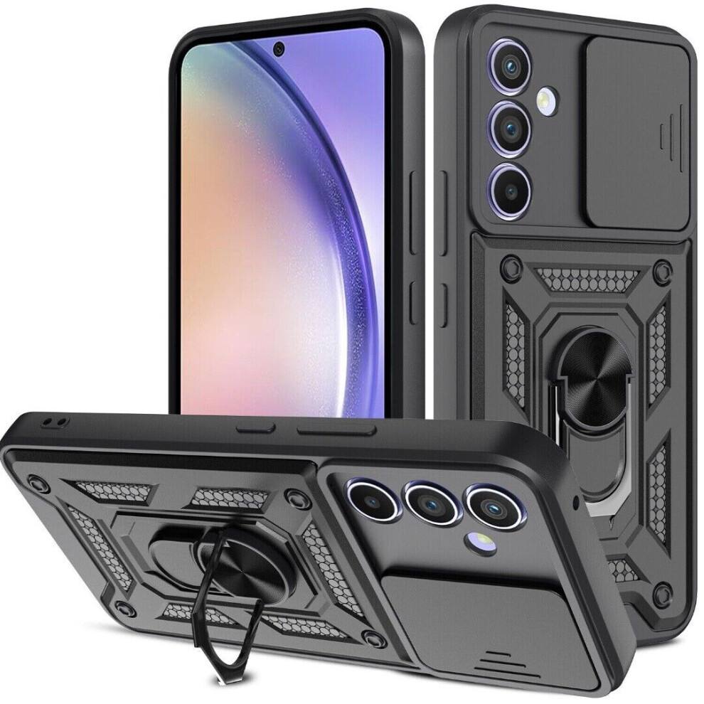 (Samsung Galaxy S21 Fe, ) For Samsung Galaxy S22 / S23 Plus Ultra Shockproof Case With Camera Lens Protection Black 5059302104232
