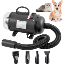 (Black) Dog Hair Dryer 2800W Dog Hair Dryer Pet Grooming Hair Dryer 2 in 1 Pet Hair Vacuum Cleaner and Dryer Dog Vacuum Cleaner Dog