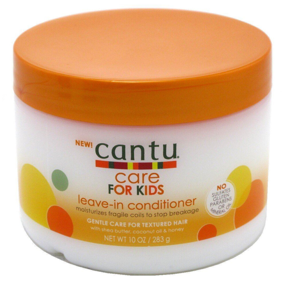 Cantu Care For Kids Leave-In Conditioner 10Oz Jar (3 Pack)