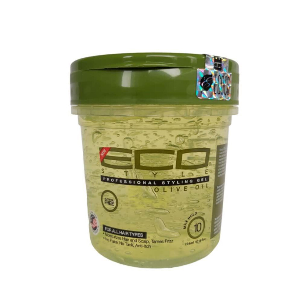 Eco Style Olive Oil Styling Gel 8Oz (Set Of 3)