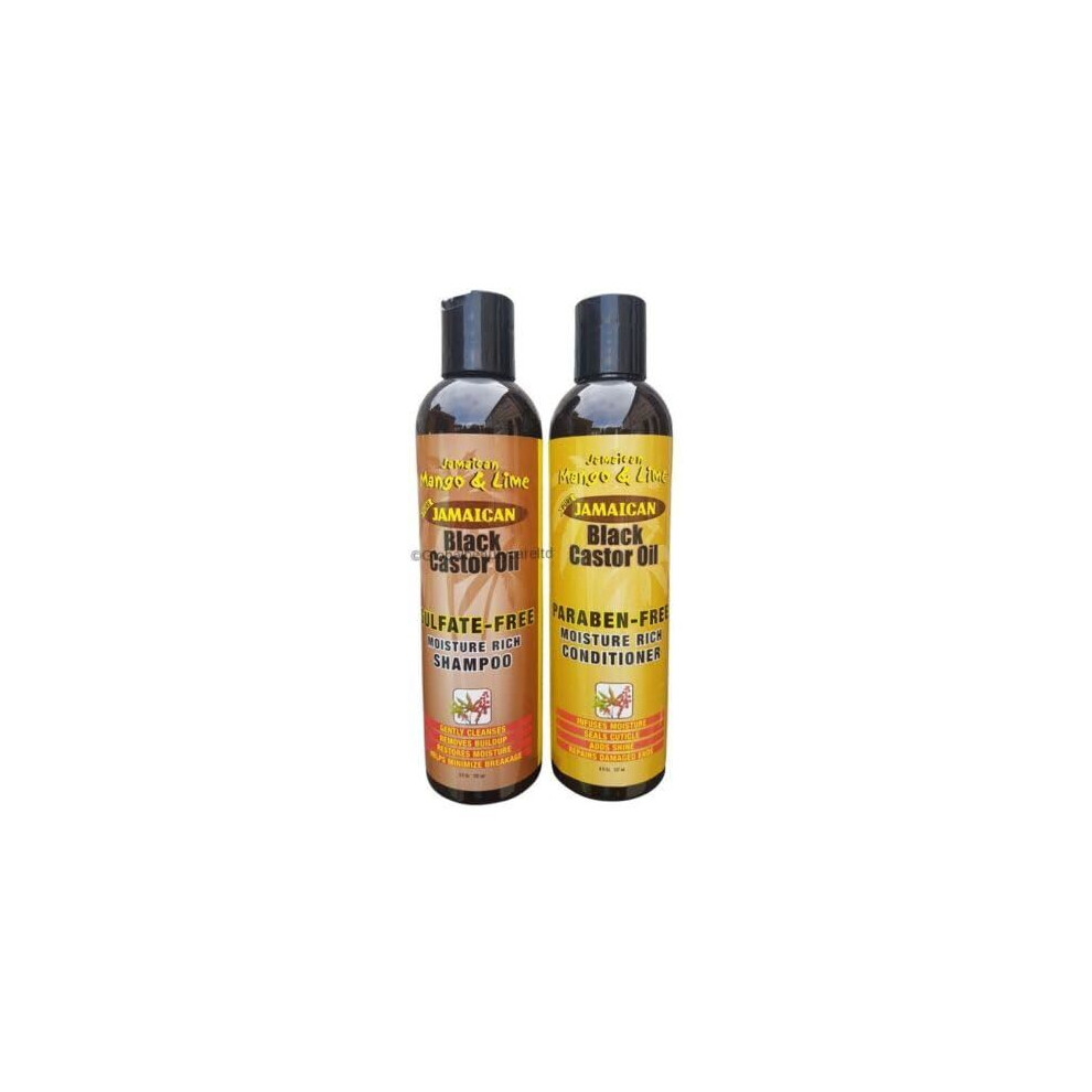Jamaican Mango & Lime Black Castor Shampoo & Conditioner
