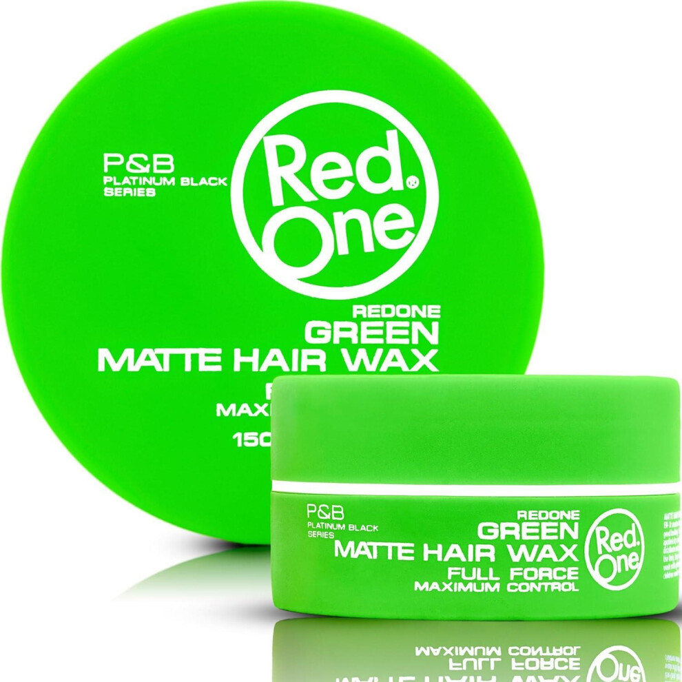 Red One Hair Styling Matte Wax Green 150Ml (Set Of 3)